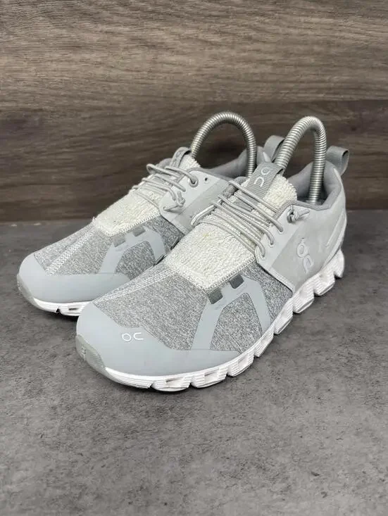 On Cloud Terry Running Sneakers Womens Size 5.5 Grey Athletic Trainer - Picture 2 of 11